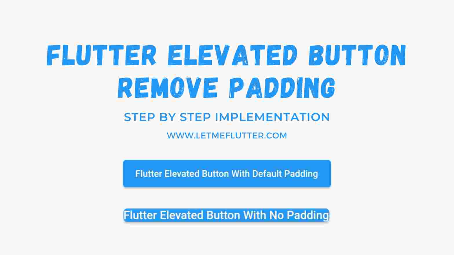 flutter elevated button remove padding