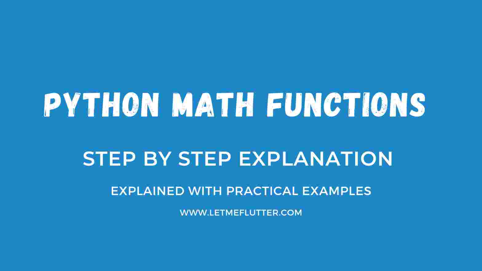 python math functions