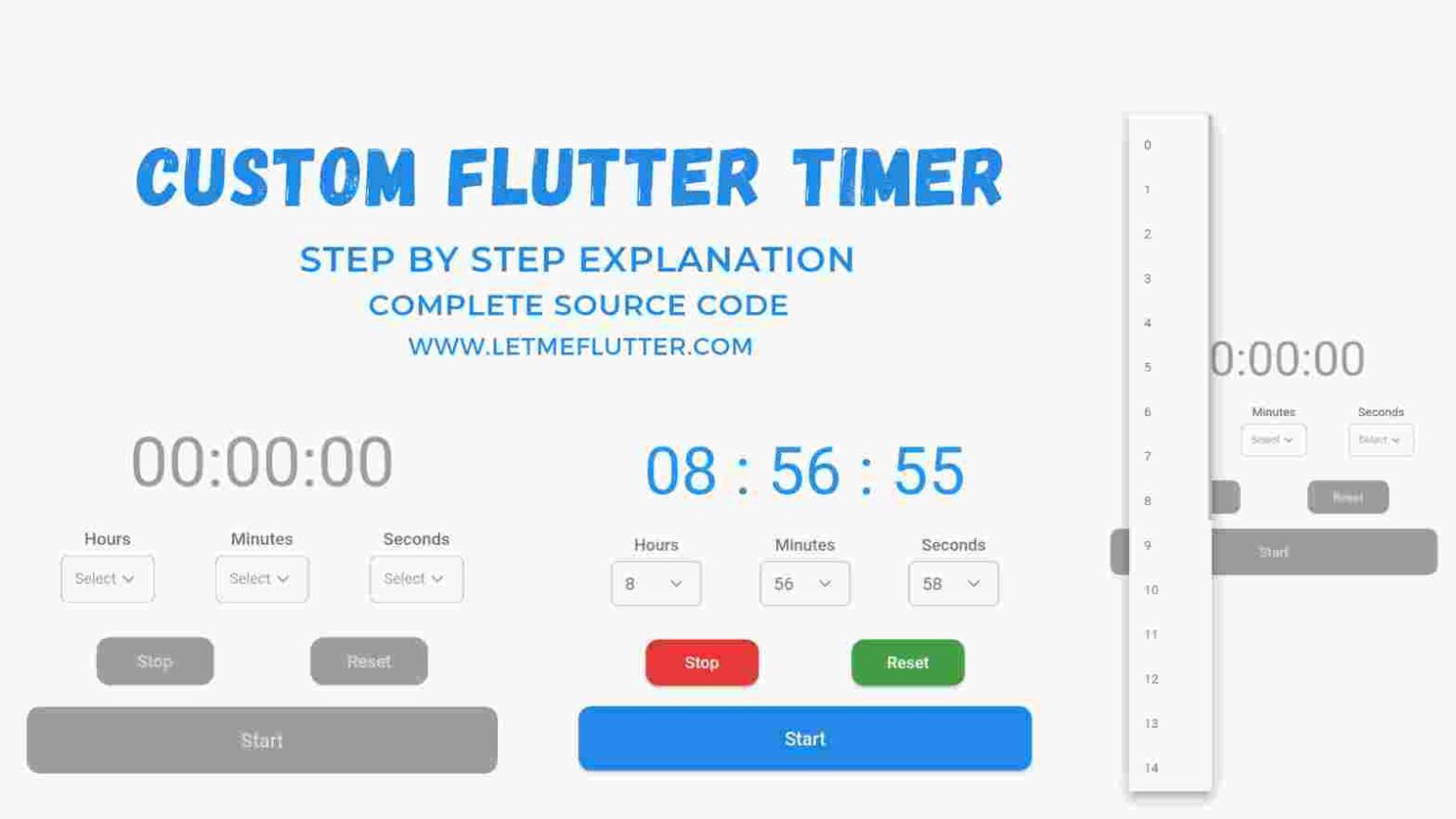 How To Create Our Own Flutter Timer [Step By Step Guide] - Let Me Flutter