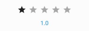 flutter rating bar builder min rating