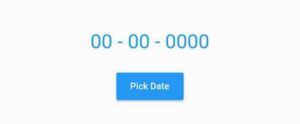 flutter date picker