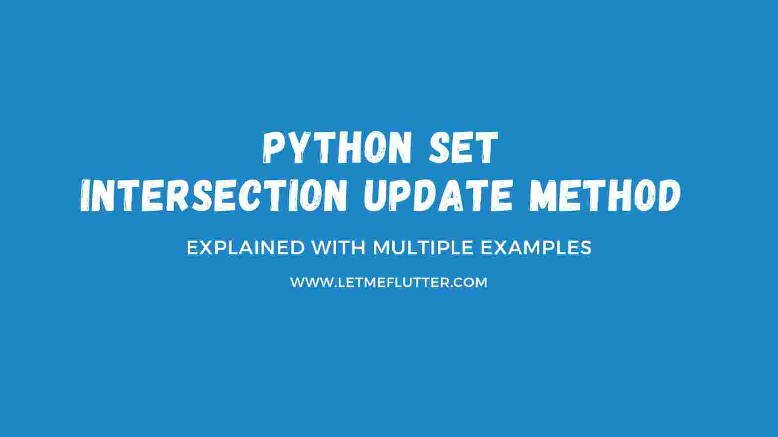 python set intersection update
