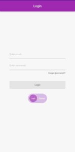 flutter login screen ui template having flutter textfields and flutter material button