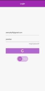flutter login screen ui template having flutter textfields and flutter material button