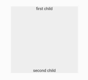 flutter column widget main axis alignment space between